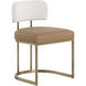 Larissa Napa Cognac / Rhea Light Barley Dining Chair